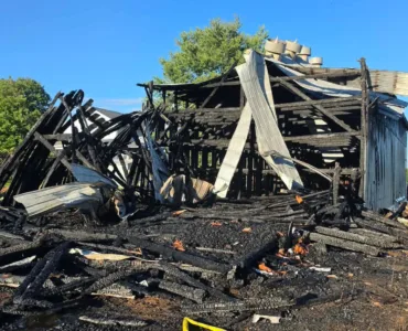 Amish tobacco-drying barn damaged in Rauchtown blaze